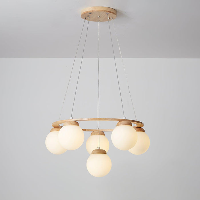 Miira Wood Chandelier - DWHOME