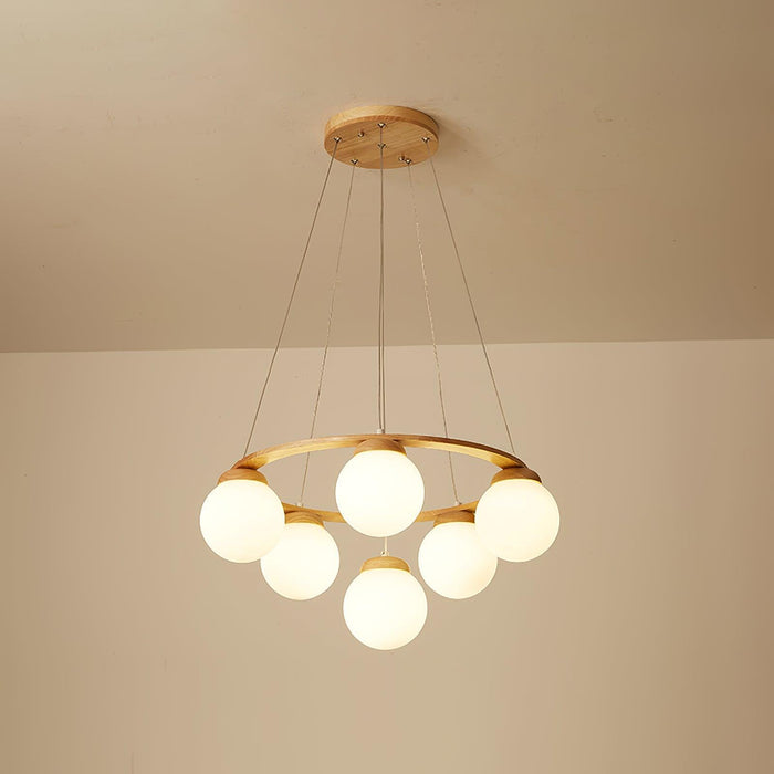 Miira Wood Chandelier - DWHOME