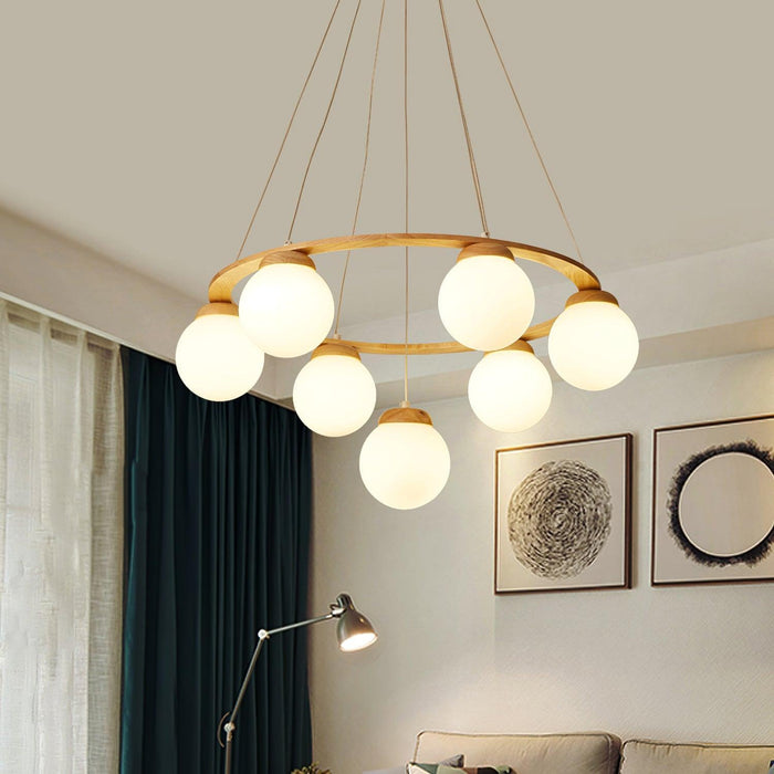 Miira Wood Chandelier - DWHOME