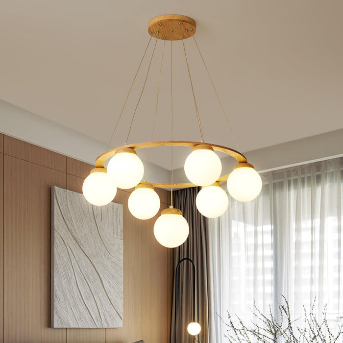 Miira Wood Chandelier - DWHOME