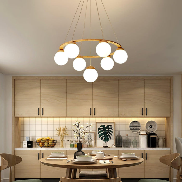 Miira Wood Chandelier - DWHOME