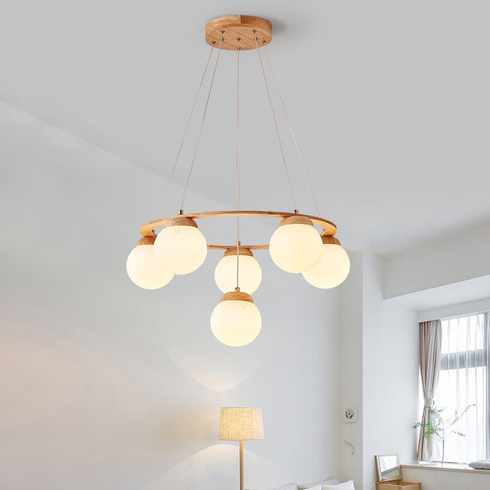 Miira Wood Chandelier - DWHOME