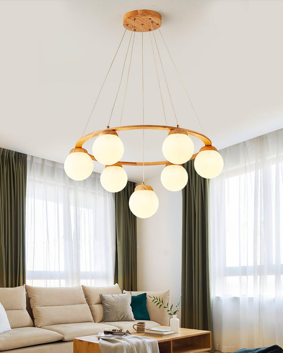 Miira Wood Chandelier - DWHOME