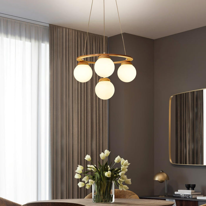 Miira Wood Chandelier - DWHOME