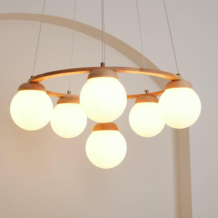 Miira Wood Chandelier - DWHOME