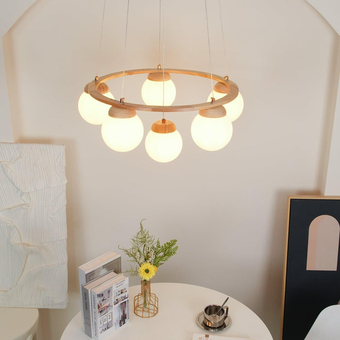 Miira Wood Chandelier - DWHOME