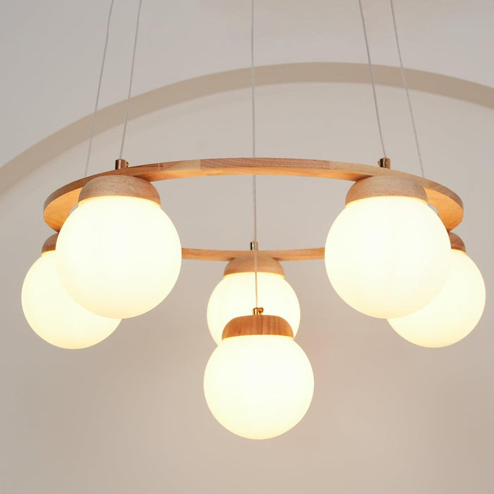 Miira Wood Chandelier - DWHOME