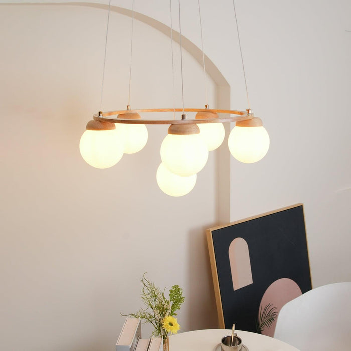 Miira Wood Chandelier - DWHOME