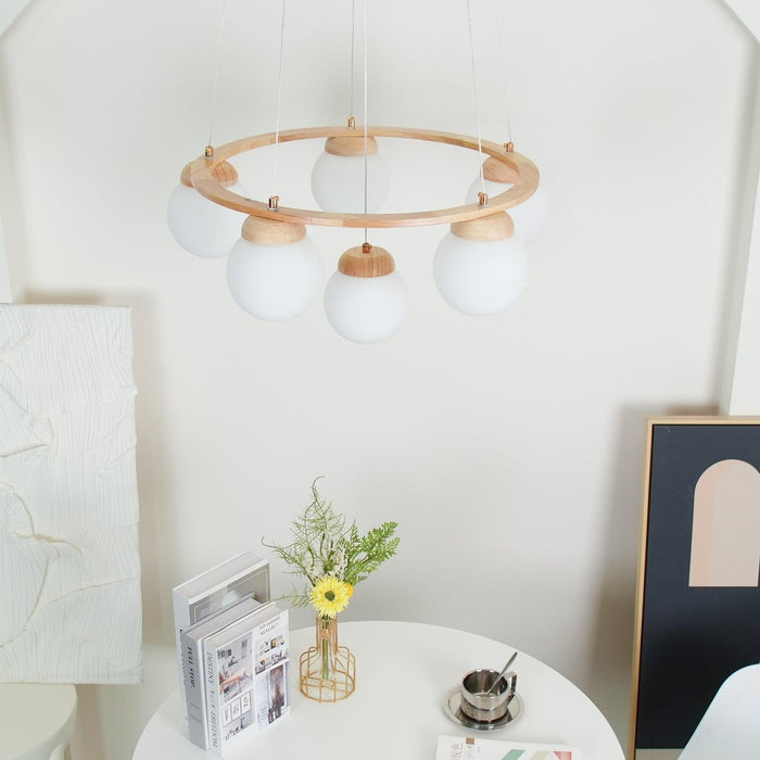 Miira Wood Chandelier - DWHOME