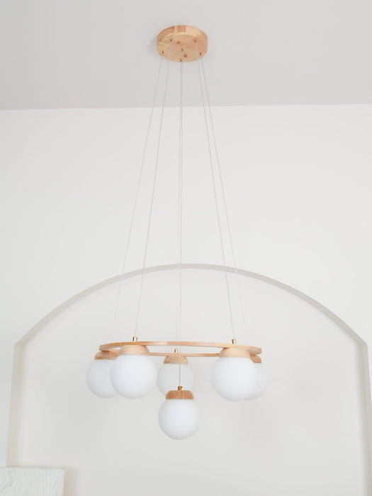 Miira Wood Chandelier - DWHOME