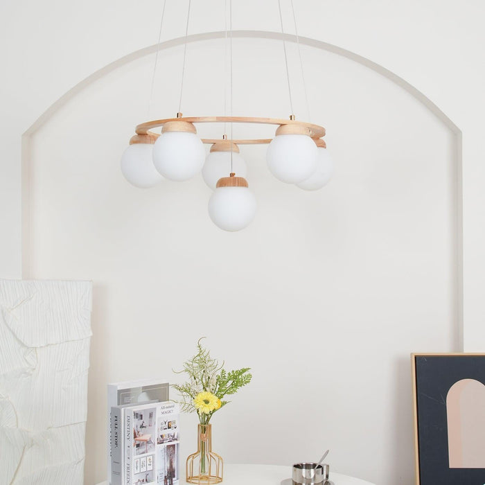 Miira Wood Chandelier - DWHOME