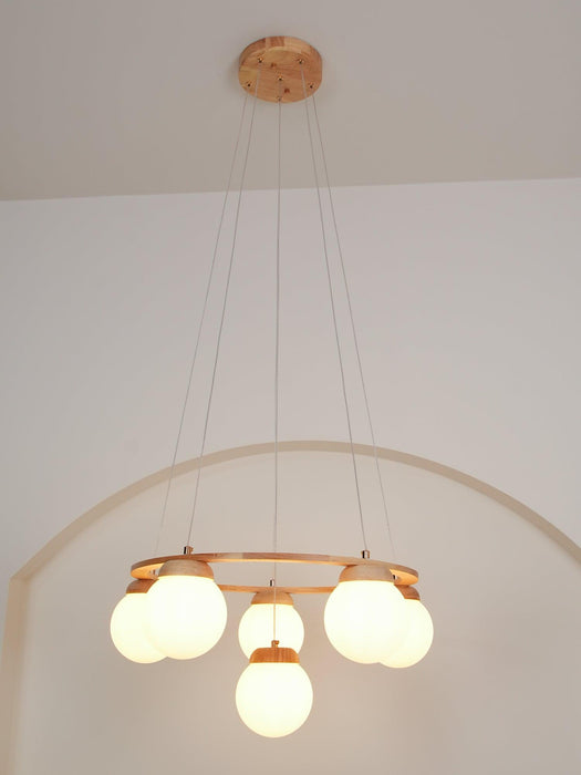 Miira Wood Chandelier - DWHOME