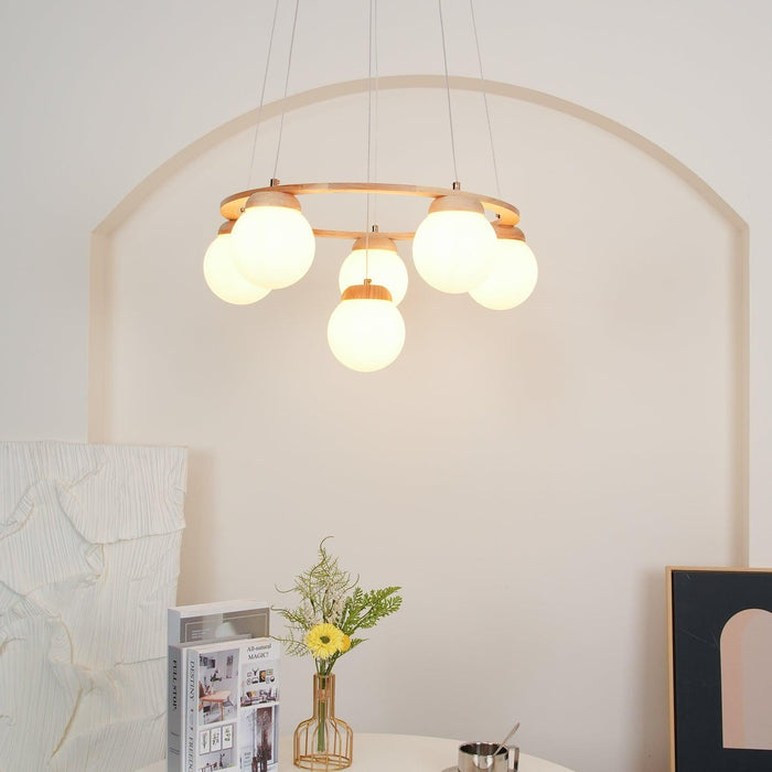 Miira Wood Chandelier - DWHOME