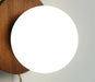 Odesa Wooden Plate Minimalist Line Wall Light.