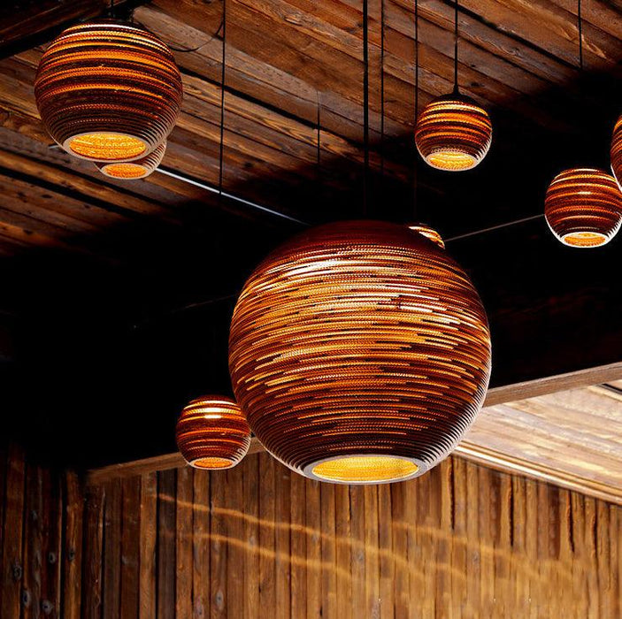 Luminaria Corrugated Board Pendant Light - DWHOME