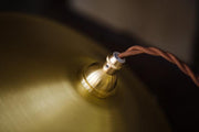 Trudeau Brass Shade Minimalist Pendant Light-DWHOME