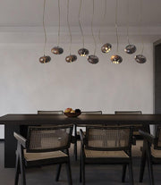 Wooden Petal Kitchen Island Pendant Light-DWHOME