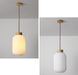 Lampions paper lantern glass shade Japandi style pendant light - DWHOME