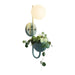 Ritz Single Head Pot Plant Wall Light.