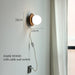 Odesa Wooden Plate Minimalist Line Wall Light.