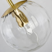 Pomelo Mid century modern Glass Ball Brass Wall Light-DWHOME