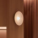 Longleaf Wooden Plate Simple and Elegant Wall Light.