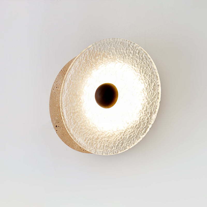 Aurora Travertine Wall Lamp-DWHOME