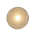 Longleaf Wooden Plate Simple and Elegant Wall Light.