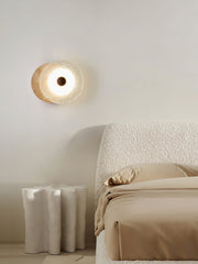 Aurora Travertine Wall Lamp-DWHOME