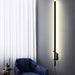 Sasaki Minimalist Line LED Wall Light With Wall Plug.