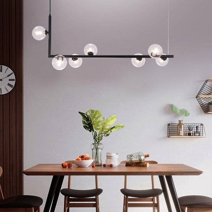 Luz Minimalist Line Kitchen Island Pendant Light.