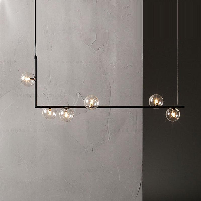 Luz Minimalist Line Kitchen Island Pendant Light.