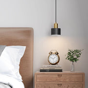 Raffles two tone black and brass pendant light-DWHOME