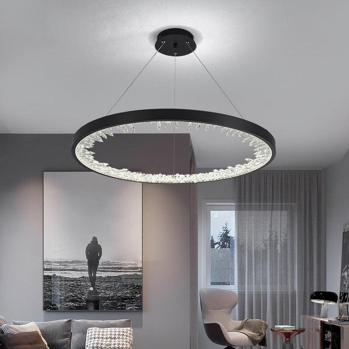 LED Modern Luxury Ring Design Pendant Light.