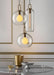 Yayoi Glass Globe Brass Fitting Pendant Light.