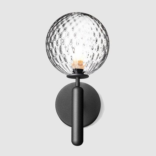 Nostra Minimalist Line Glass Globe Wall Light.