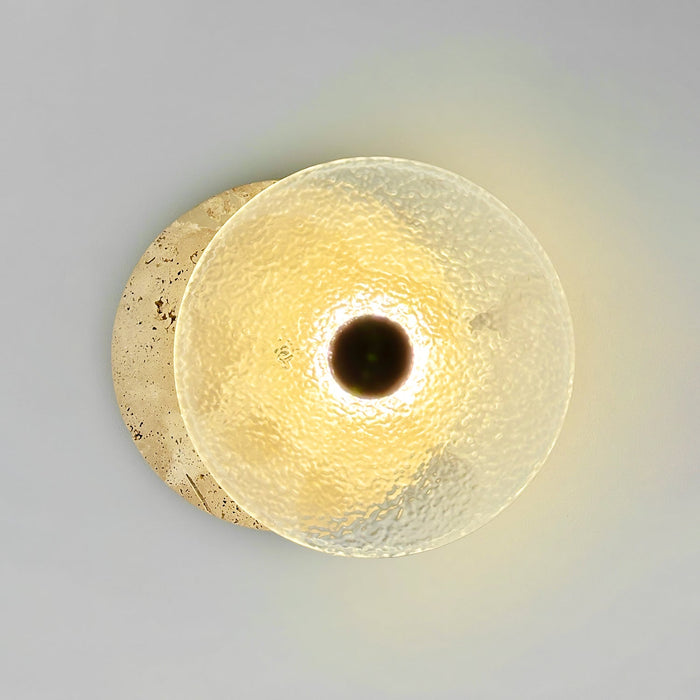 Aurora Travertine Wall Lamp-DWHOME