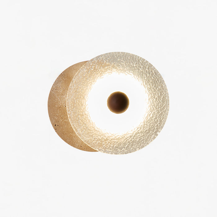 Aurora Travertine Wall Lamp-DWHOME