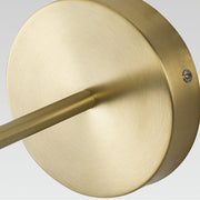 Pomelo Mid century modern Glass Ball Brass Wall Light-DWHOME