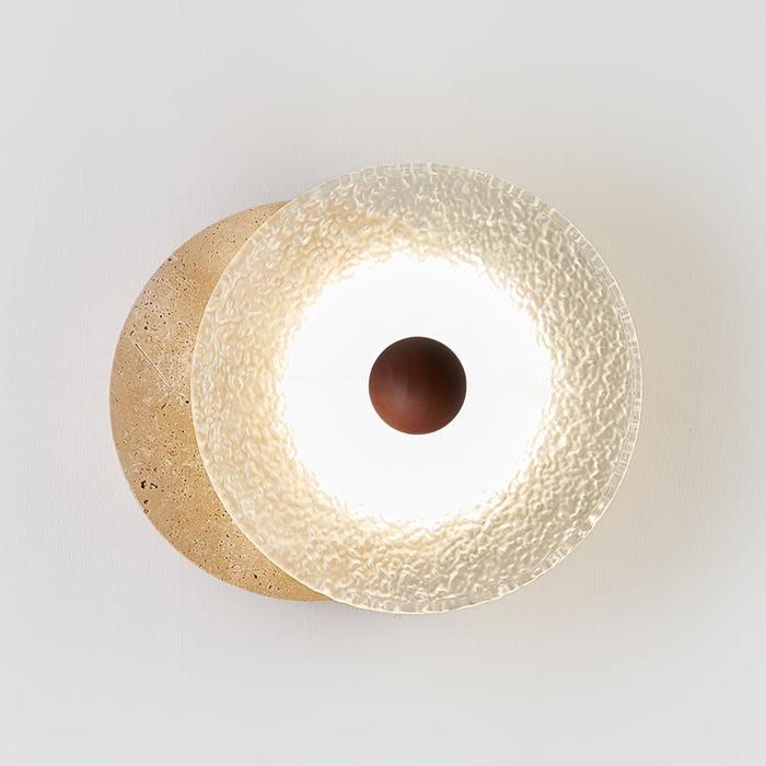Aurora Travertine Wall Lamp-DWHOME