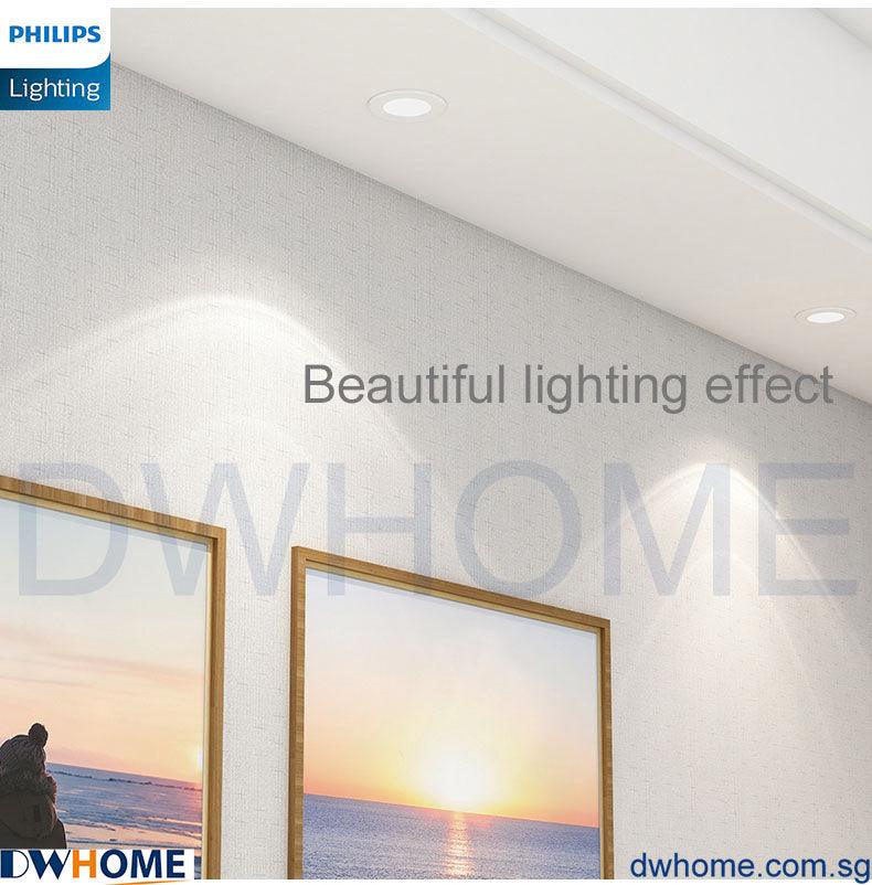 Philips RS100B 6W Round LED Recessed Spotlight 3000K/4000K Local Seller One year warranty-DWHOME