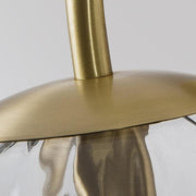Pomelo Mid century modern Glass Ball Brass Wall Light-DWHOME