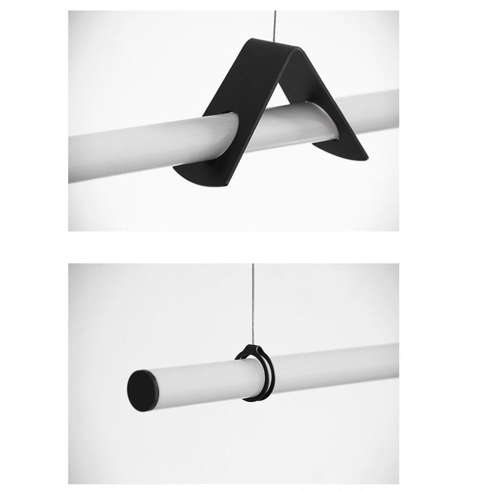 Sasaki Minimalist Linear Suspension Pendant Light.