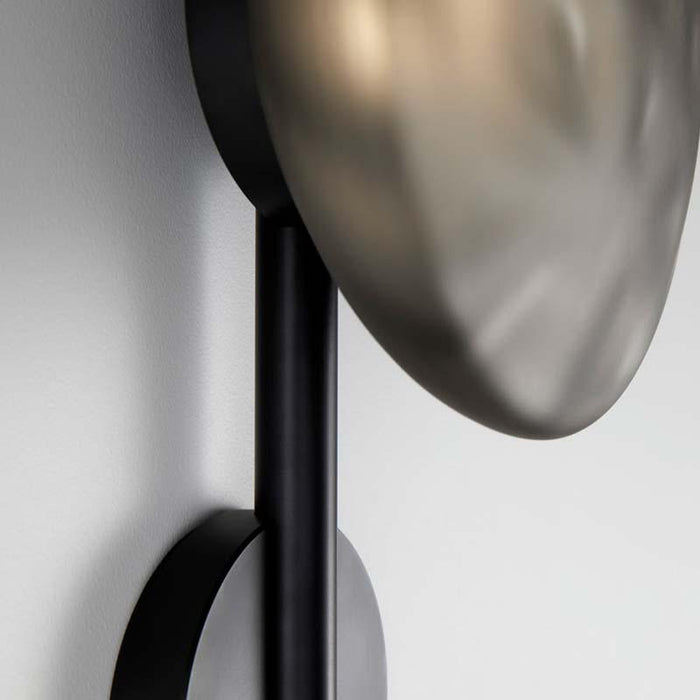 Stratus modern contemporary wall light - in black.