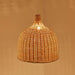 La playa rattan bamboo weave pendant light.