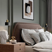 Raffles two tone black and brass pendant light-DWHOME