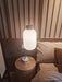 Lampions paper lantern glass shade Japandi style pendant light - DWHOME