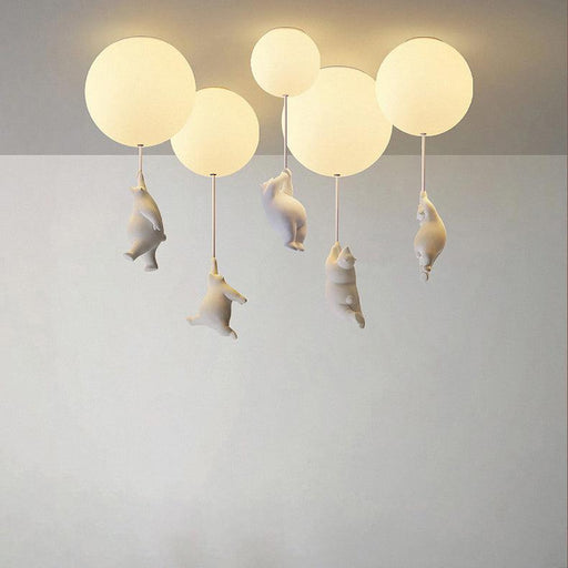 The Flying Bears Children Nursery Ceiling Light.