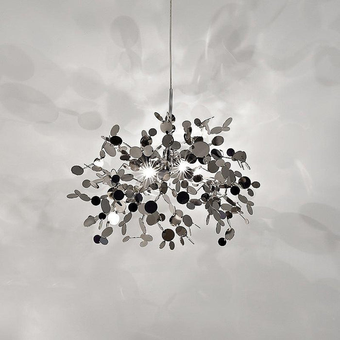 Nordic creative stainless steel sequin chandelier.