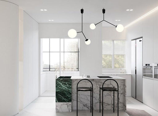 Yuli Minimalist Line Kitchen Island Pendant Light.